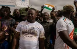 Manifestation de soutien aux putschistes du Conseil national pour la sauvegarde de la patrie (CNSP), le 3 août 2023 dans les rues de Niamey, au Niger