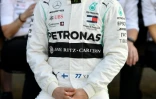 Le Finlandais Valtteri Bottas (Mercedes) pose sur le circuit de Yas Marina à Abou Dhabi, le 28 novembre 2019  