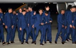 Neymar et le Brésil, à leur arrivée à Sotchi le 11 juin 2018, vont enfin enfiler le maillot