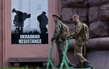 Des soldats ukrainiens à Kiev le 1er juin 2022