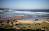 Une plage à Scottburgh, près de Durban, le 9 décembre 2020 en Afrique du Sud.