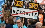 Manifestation contre la réforme des retraites, à Brest, le 22 mars 2018