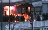 Capture d'écran d'une vidéo AFP de l'assaut contre l'Hyper Cacher le 9 janvier 2015 à Paris