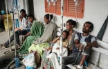 Des personnes blessées dans une frappe aérienne, soignées dans un hôpital de Mekele, le 24 juin 2021.