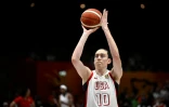 L'américaine Breanna Stewart lors de la finale de Coupe du monde contre la France, le 13 septembre 2026 à Berlin
