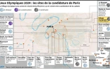 Jeux Olympiques 2024: les sites de la candidature de Paris