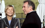 François Bayrou et Marielle de Sarnez le 29 septembre 2012 à Guidel dans le Morbihan
