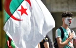 Un jeune homme participe à une manifestation contre les dirigeants algériens, le 12 juillet 2019 à Alger