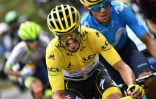 Julian Alaphilippe en jaune lors de la 19e étape entre Saint-Jean-de-Maurienne et Tignes, le 26 juillet 2019