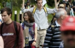 Manifestation contre
le projet "EuropaCity", le 21 mai 2017 Ă  Gonesse (Val-d'Oise)