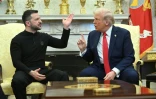 Altercation entre les présidents ukrainien Volodymyr Zelensky et américain Donald Trump dans le Bureau Ovale de la Maison Blanche, le 28 février 2025
