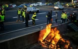 Manifestation de "gilets jaunes" à Caen le 17 novembre 2018