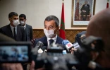 Le ministre de l'Intérieur Gérald Darmanin lors d'une visite au Maroc, le 16 octobre 2020 à Rabat
