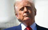 Le président américain Donald Trump à la Maison Blanche, le 9 avril 2025 à Washington