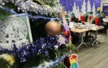 Les "lutins" du secrétariat du père Noël le 10 décembre 2020 à Libourne