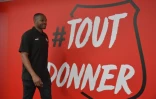 Le nouveau gardien de but de Rennes, Steve Mandanda, le 11 juillet 2022 au Roazhon Park
