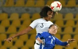 La joueuse des Bleues Wendie Renard lors de la victoire 3-0 sur le Kazakhstan en qualifications de l'Euro 2021 le 8 octobre 2019