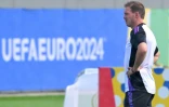 Le sélectionneur allemand Julian Nagelsmann lors d'une séance d'entraînement, le 28 juin 2024 à Herzogenaurach