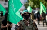 Des membres des brigades Ezzedine al-Qassam, la branche militaire du Hamas défilent à Gaza, le 16 avril, 2016 