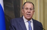 Le ministre russe de Affaires étrangères, Sergueï Lavrov, le 27 mai 2025 à Moscou