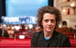 L'Autrichienne Olga Neuwirth, première femme à composer pour l'Opéra de Vienne, lors de la répétition le 3 décembre 2019 de l'opéra "Orlando"