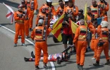 Jorge Martin et son équipe au Sachsenring, Allemagne, le 18 juin 2023
