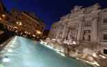 La fontaine de Trevi, le 3 novembre 2015, Ă Rome