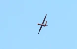 Un drone turc en vol à Kahramankazan, au nord d'Ankara, le 23 octobre 2024
