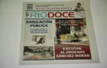 Une copie de l'hebdomadaire Riodoce à Culiacán, au Mexique, le 17 mai 2017