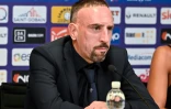 Franck Ribéry lors de sa présentation à la Fiorentina, le 22 août 2019 à Florence