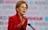 Elizabeth Warren, lors d'un débat pour les primaires démocrates, le 18 décembre 2019 à Los Angeles