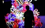 Des illuminations de Noël, le 13 décembre 2019 à Caracas, au Venezuela