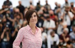 La réalisatrice française Catherine Corsini lors de la 74e édition du Festival de Cannes, le 10 juillet 2021
