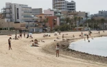 La plage Can Pastilla à Palma de Majorque le 25 mai 2020