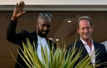 Ladj Ly, membre du jury et réalisateur, aux côtés de Vincent Lindon, acteur et président du jury, à Cannes, le 16 mai 2022