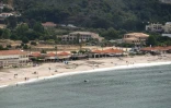 Une plage de Sagone, en Corse, le 25 juillet 2021 