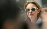 Marylise Léon, secrétaire générale de la CFDT, participe à un rassemblement, à Paris, le 1er mai 2026