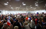 Rassemblement de soutien à Marine Le Pen, présidente du groupe parlementaire du Rassemblement national (RN), le 5 avril 2025 à Marseille