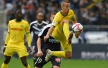 Le Nantais Valentin Rongier contrôle le ballon à Bordeaux le 7 octobre 2018 