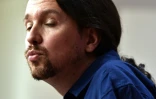 Le chef du parti Podemos (gauche radicale) Pablo Iglesias lors d'une conférence de presse à Madrid, le 28 juillet 2016