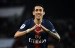 Le milieu de terrain du PSG Angel Di Maria buteur lors de la victoire sur Dijon 4-0 en avant dernière journée de L1 le 18 mai 2019