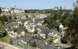 Vue sur la ville de Luxembourg, le 29 août 2017