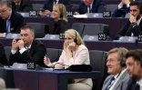 L'eurodéputée Marion Maréchal à Strasbourg, le 16 juillet 2024