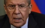 Le ministre russe des Affaires étrangères Sergueï Lavrov lors d'une conférence de presse à Moscou le 23 mars 2016