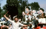 Manifestation dans les rues de Téhéran contre le Chah d'Iran le 8 septembre 1978