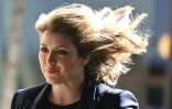Penny Mordaunt, arrive à la BBC dans le centre de Londres le 17 juillet 2022