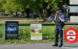 Des policiers à proximité du site où des coups de feu ont été tirés, lors d'une rave-party à Aarau, dans le nord de la Suisse, le 30 août 2026