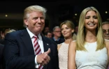 Donald Trump et sa fille Ivanka à la Convention républicaine le 20 juillet 2016 à Cleveland
