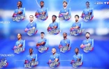 Les milieux et attaquants retenus par Didier Deschamps pour l'Euro-2024, dans une capture d'écran sur TF1, le 16 mai 2024 à Paris