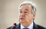Le secrétaire général de l'ONU Antonio Guterres, à Genève le 25 février 2019